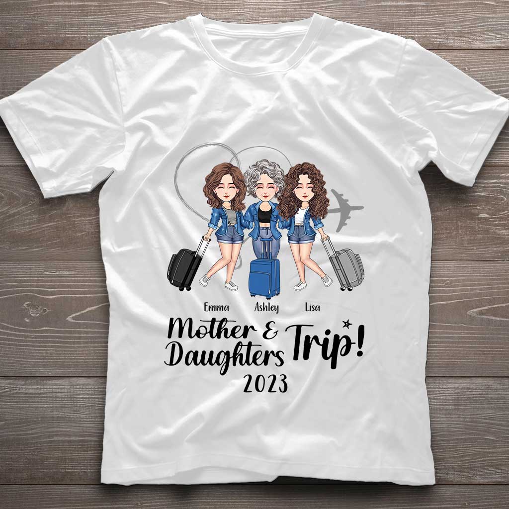 Voyage mère-fille - T-shirt et sweat à capuche personnalisés pour la fête des mères