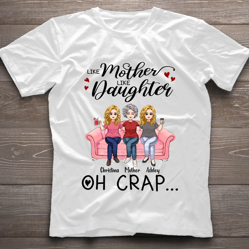 Telle mère, telle fille - T-shirt et sweat à capuche personnalisés pour la fête des mères