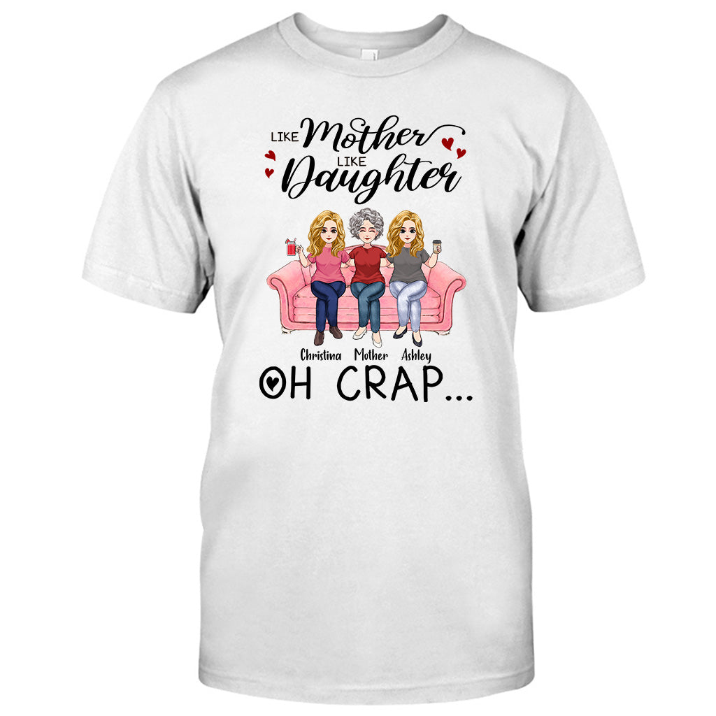 Telle mère, telle fille - T-shirt et sweat à capuche personnalisés pour la fête des mères