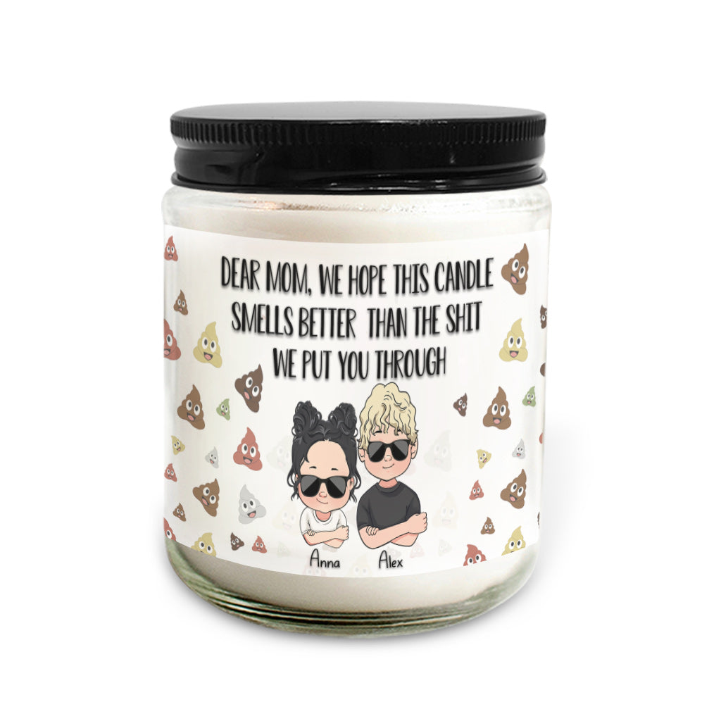 Chère maman, cher papa - Cadeau humoristique - Cadeau pour maman, grand-mère, grand-père, papa - Personnalisé 