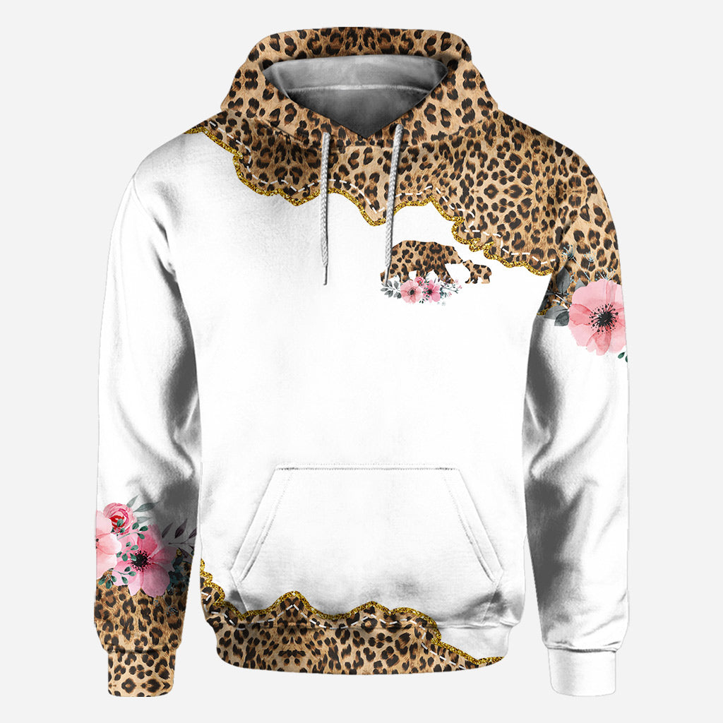 T-shirt personnalisé « Maman Ours » - T-shirt intégral pour maman