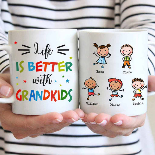 Grandma We Love You - Personalized Mother's Day Mug
