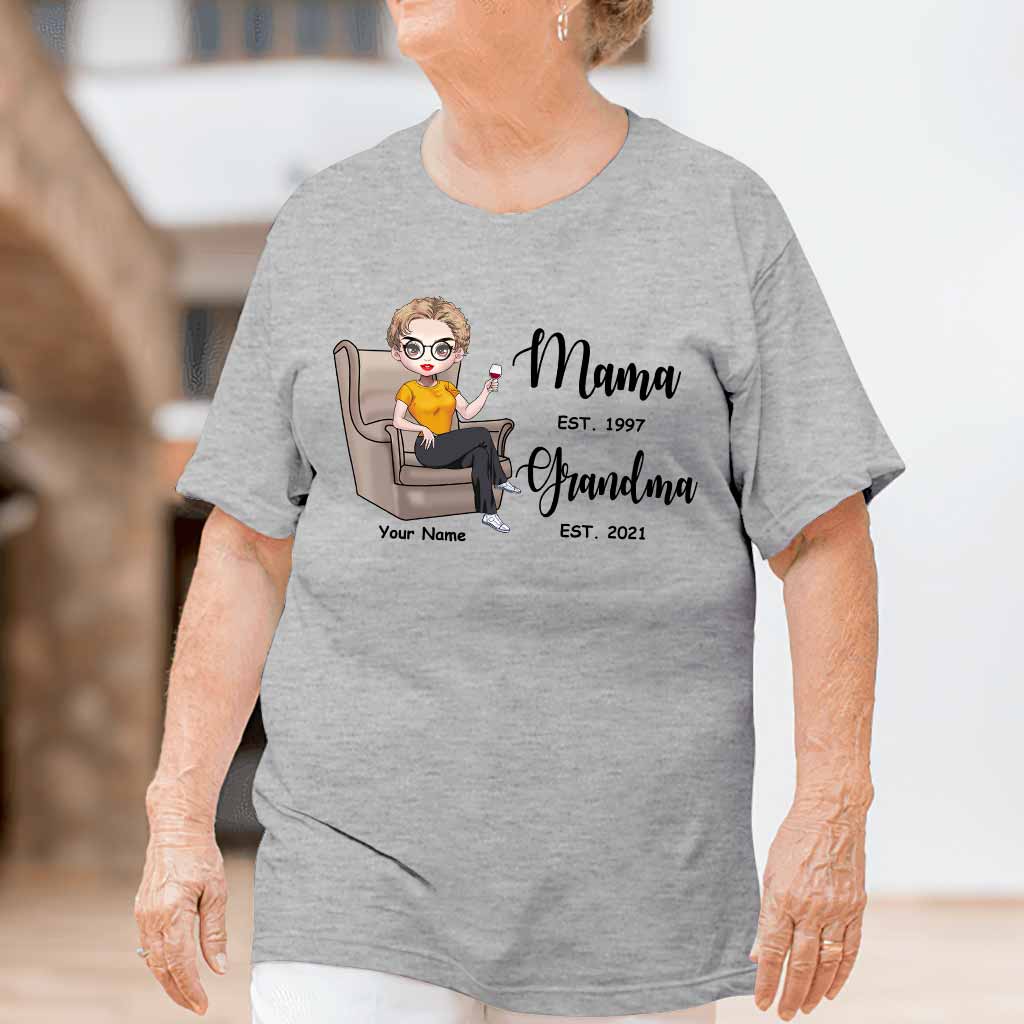 T-shirt et sweat à capuche personnalisés « Maman Est, Grand-mère Est » pour la fête des mères
