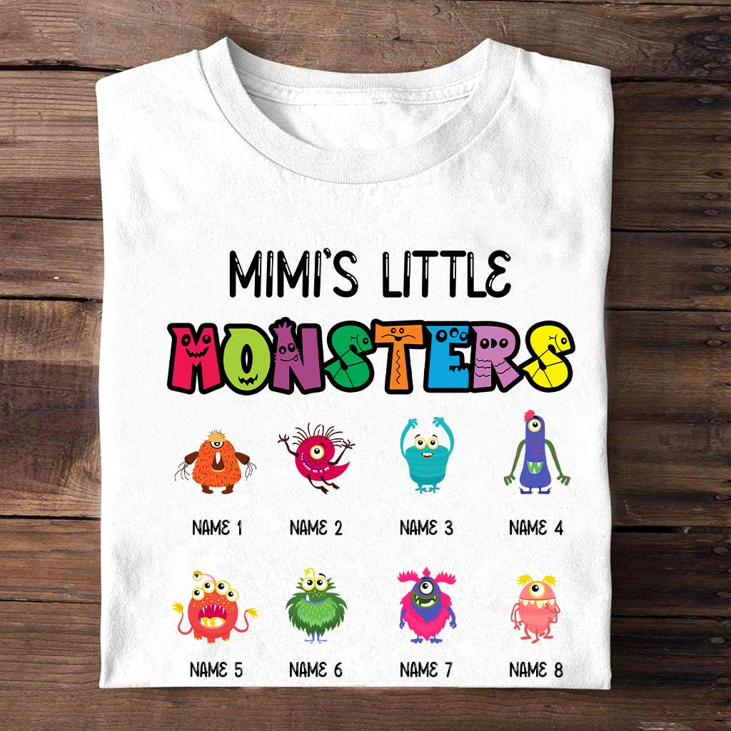 Mamie Petits Monstres - T-shirt et sweat à capuche personnalisés pour la fête des mères
