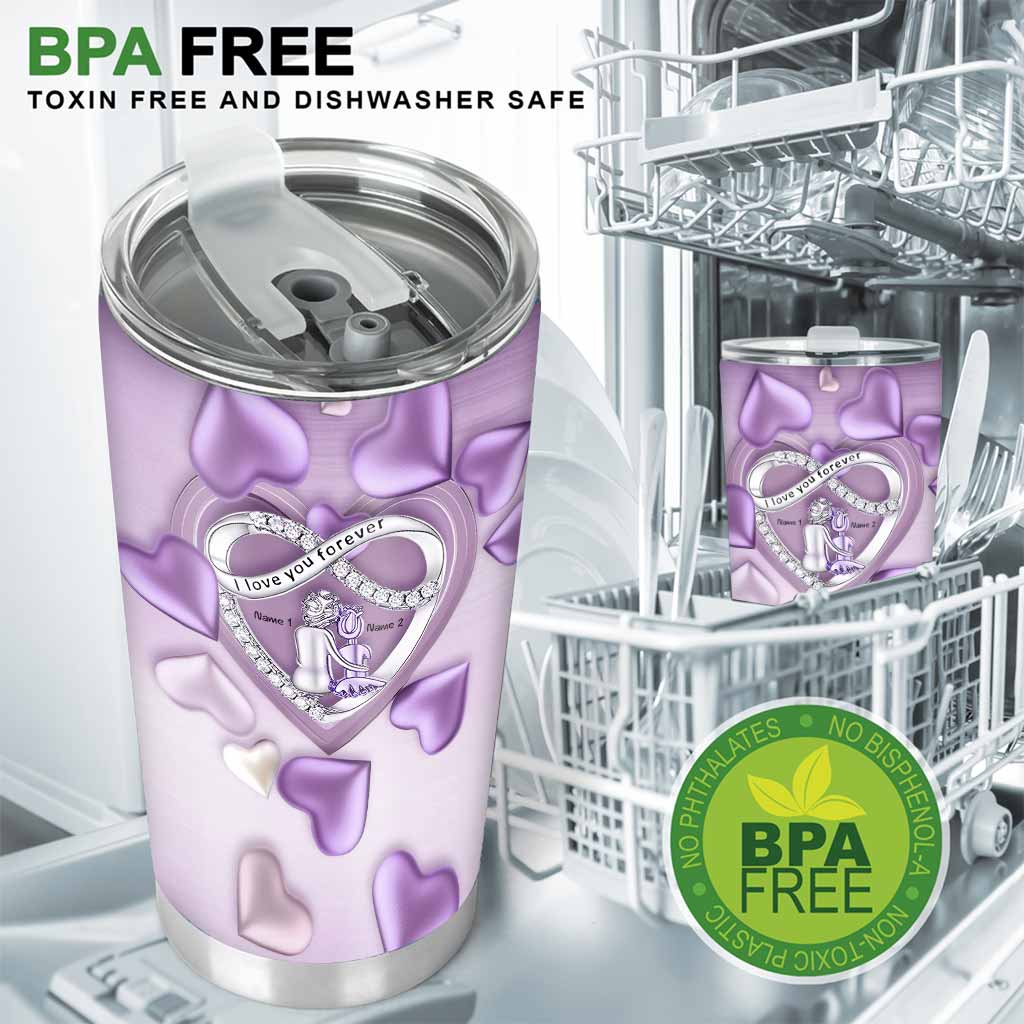 Mère et fille - Gobelet isotherme personnalisé pour la fête des mères