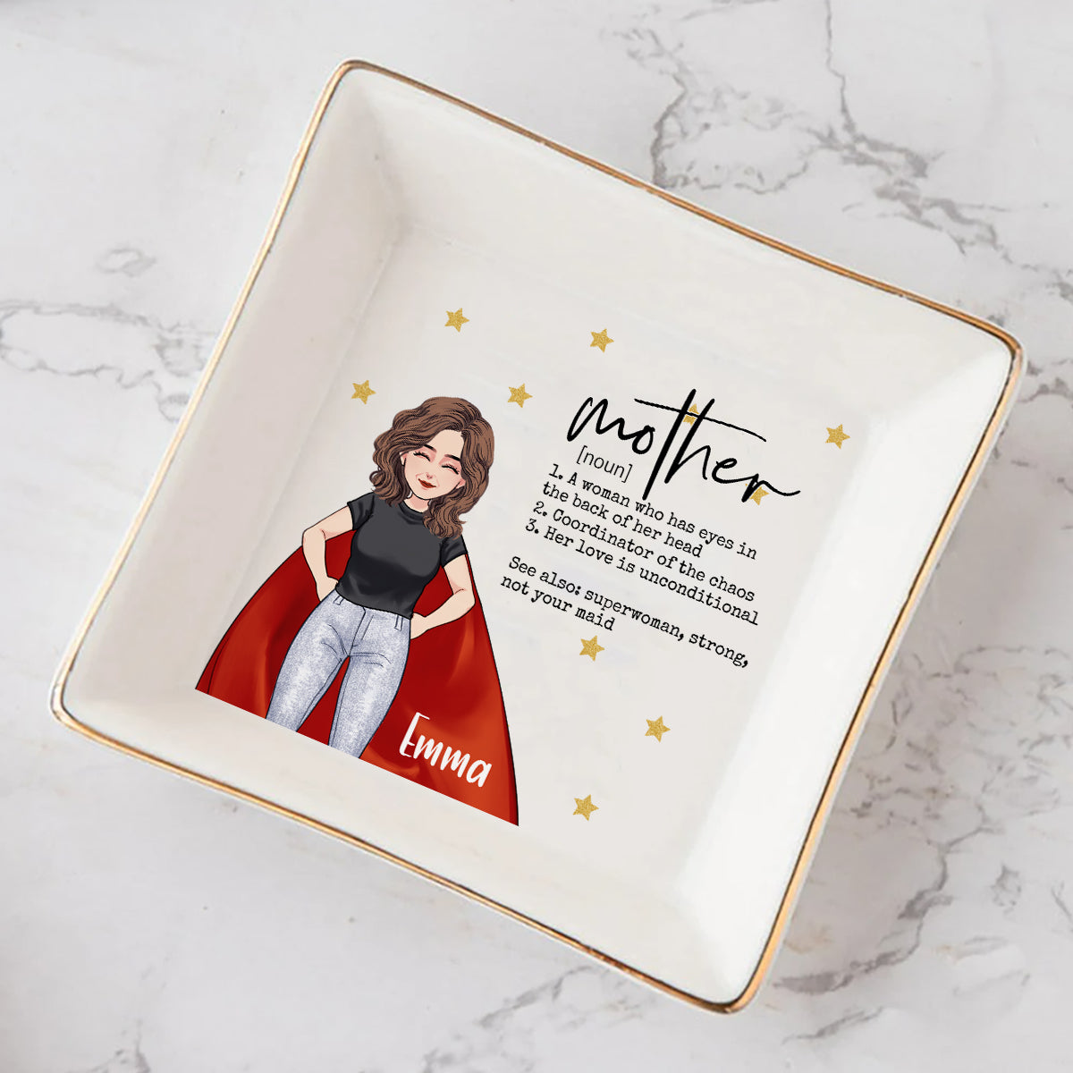 Mère - Porte-bijoux personnalisé pour la fête des mères