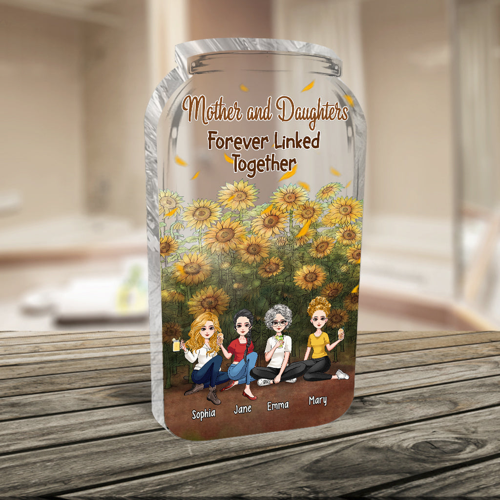 Mother and Daughters - Personalized Mother's Day Grandma Custom Shaped Acrylic Plaque