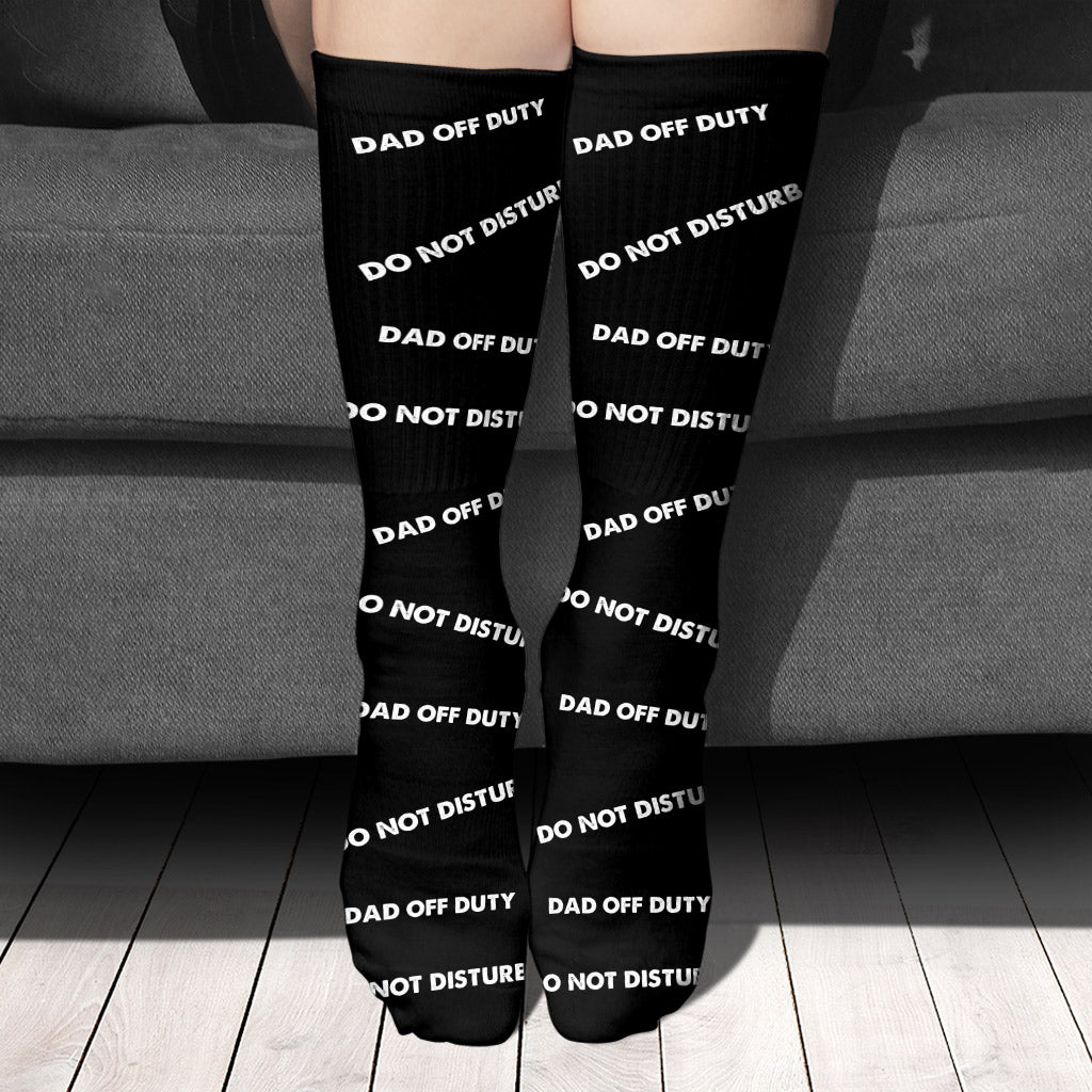 Papa en congé - Chaussettes personnalisées pour papa