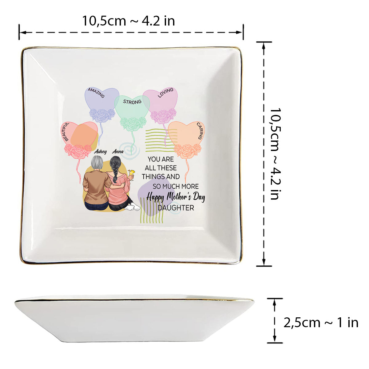 Tu es tout ce que tu désires - Porte-bijoux personnalisé pour fille