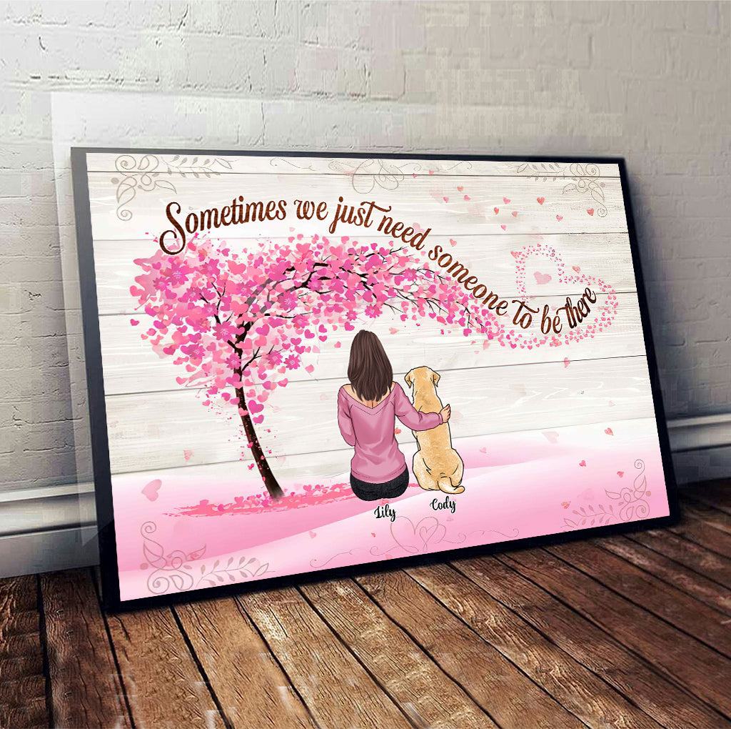 Besoin de quelqu'un ? - Toile et affiche personnalisées pour chiens