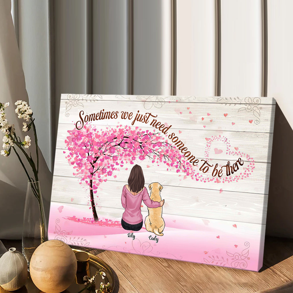 Besoin de quelqu'un ? - Toile et affiche personnalisées pour chiens