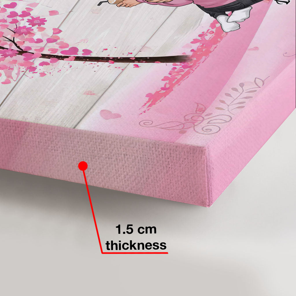 Je suis à toi - Toile et affiche personnalisées pour couples