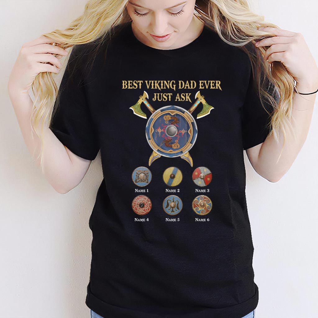 Meilleur papa viking du monde - T-shirt et sweat à capuche personnalisés Viking