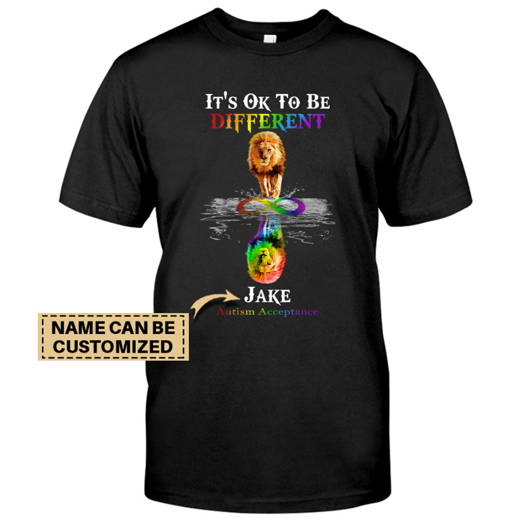 C'est normal d'être différent - T-shirt et sweat à capuche personnalisés pour l'acceptation de l'autisme