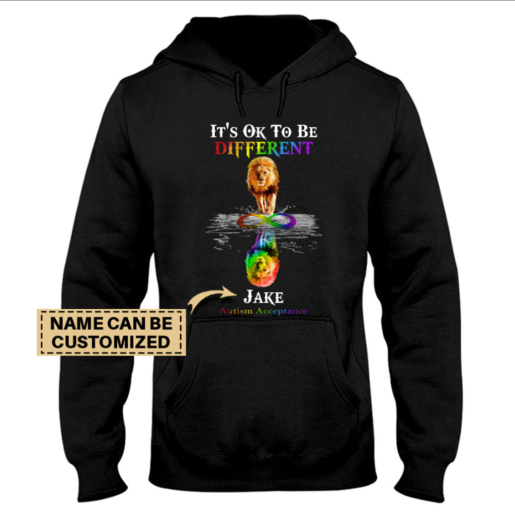 C'est normal d'être différent - T-shirt et sweat à capuche personnalisés pour l'acceptation de l'autisme