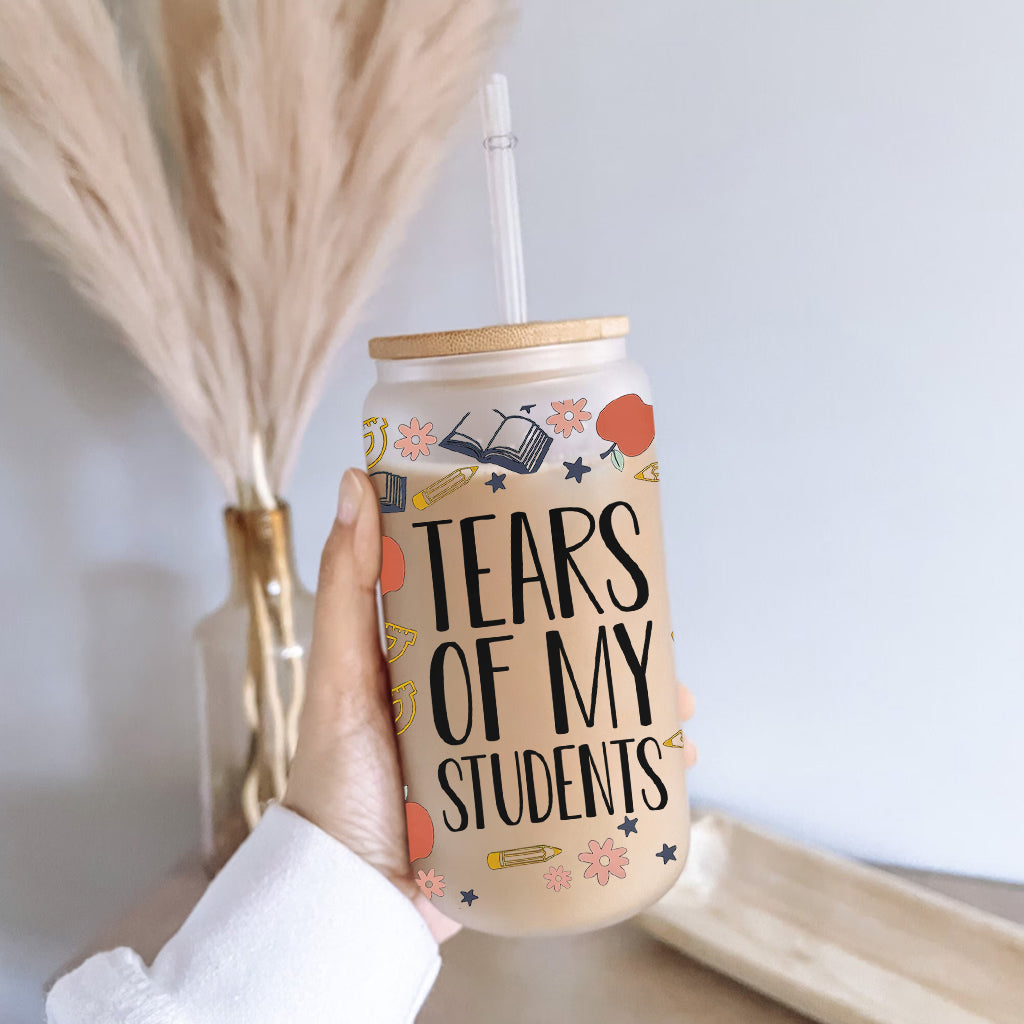 Larmes de mes élèves - Verre personnalisé pour enseignants