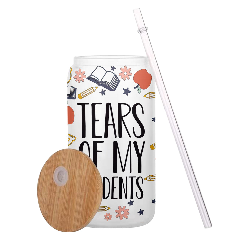Larmes de mes élèves - Verre personnalisé pour enseignants