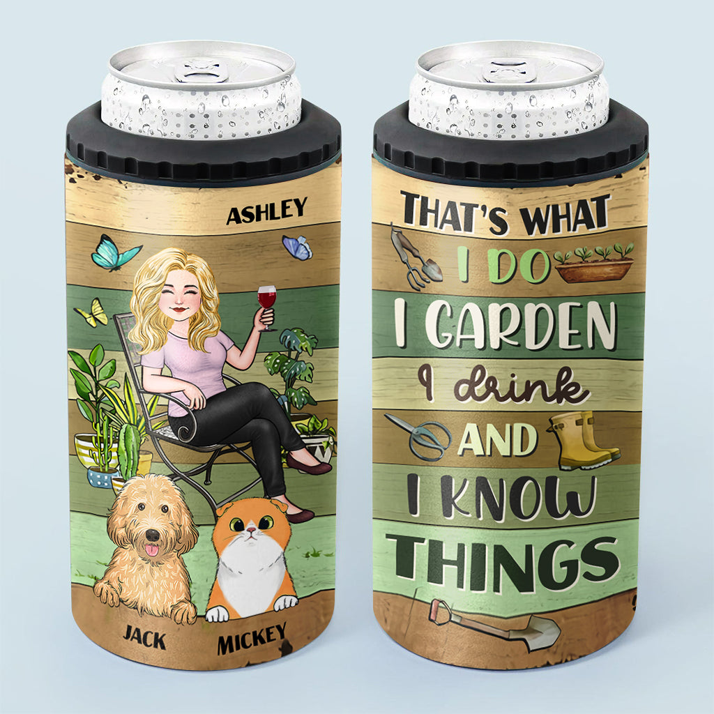 C'est ce que je fais - Refroidisseur de canettes de jardinage personnalisé