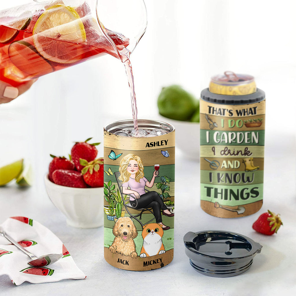 C'est ce que je fais - Refroidisseur de canettes de jardinage personnalisé