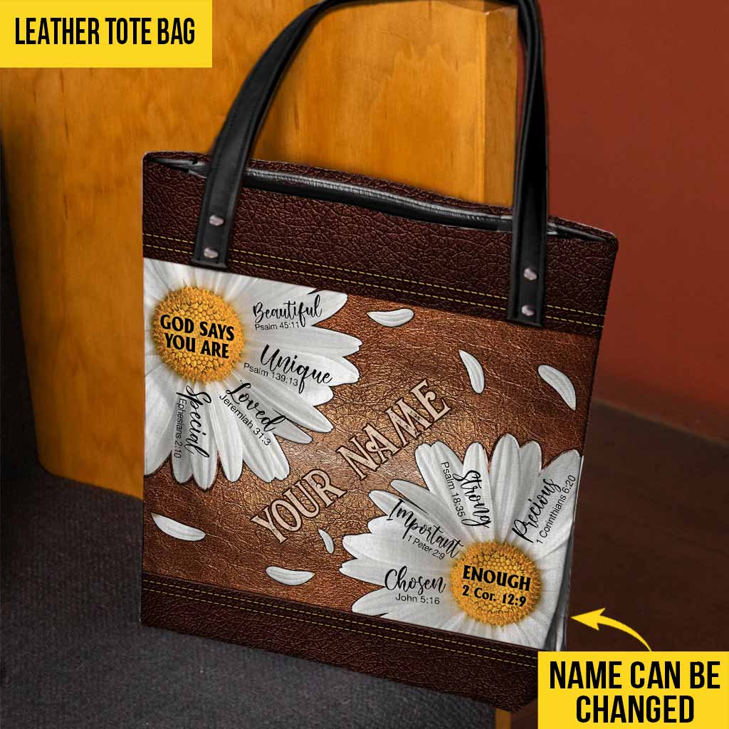 God Says You Are - Jesus Christian Personalized Tote Bag