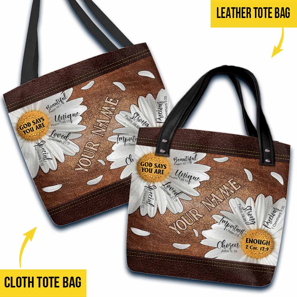 God Says You Are - Jesus Christian Personalized Tote Bag