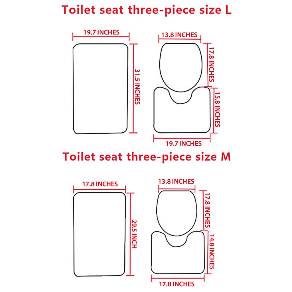 Tapis de bain Magic Purple Leaf - Weed (3 pièces)