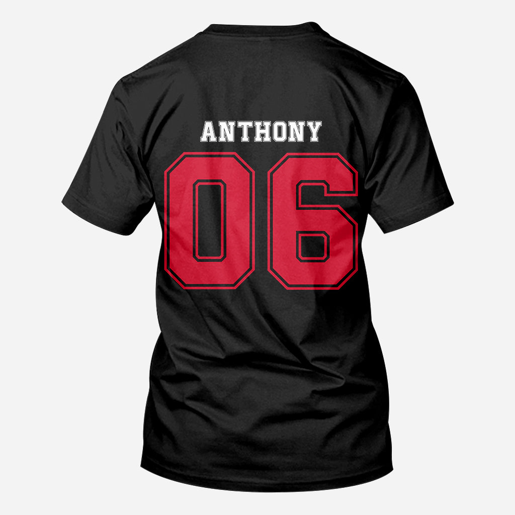 Mon joueur préféré - T-shirt de baseball personnalisé intégral