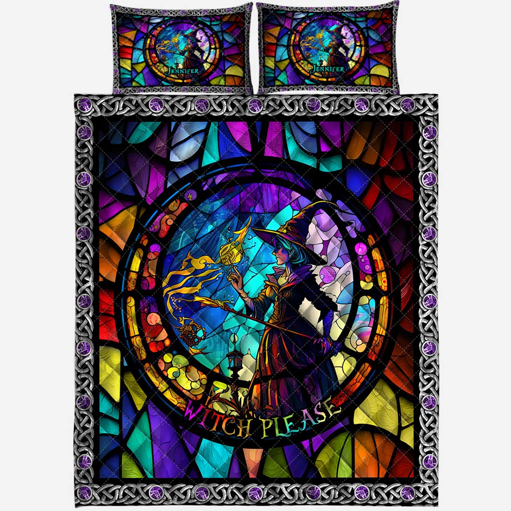 Sorcière, s'il vous plaît - Ensemble de courtepointe de sorcière personnalisé