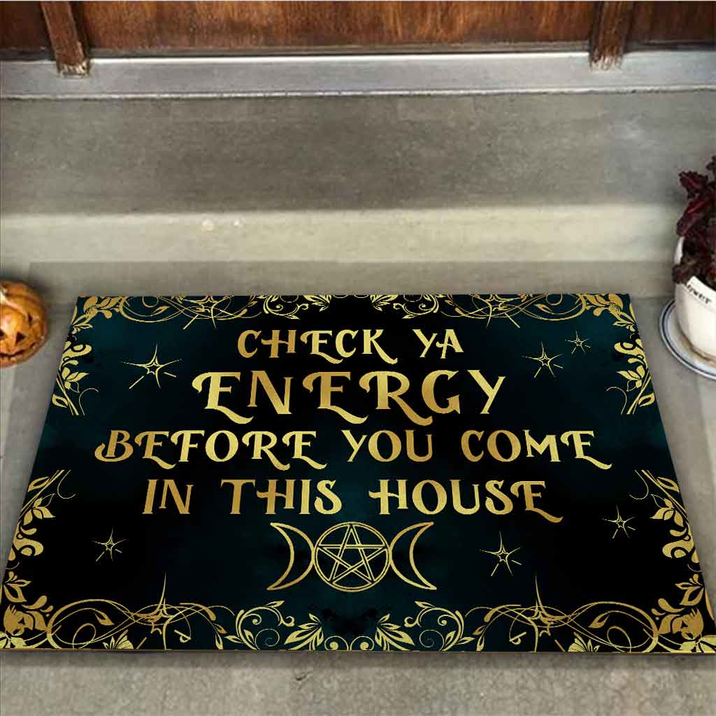 Check Ya Energy - Witch Doormat 1