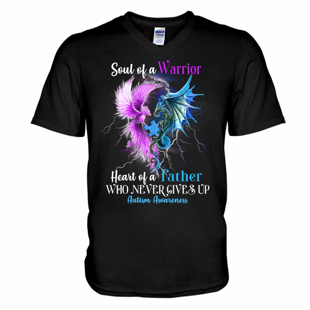 N'abandonnez jamais - T-shirt et sweat à capuche personnalisés pour la sensibilisation à l'autisme