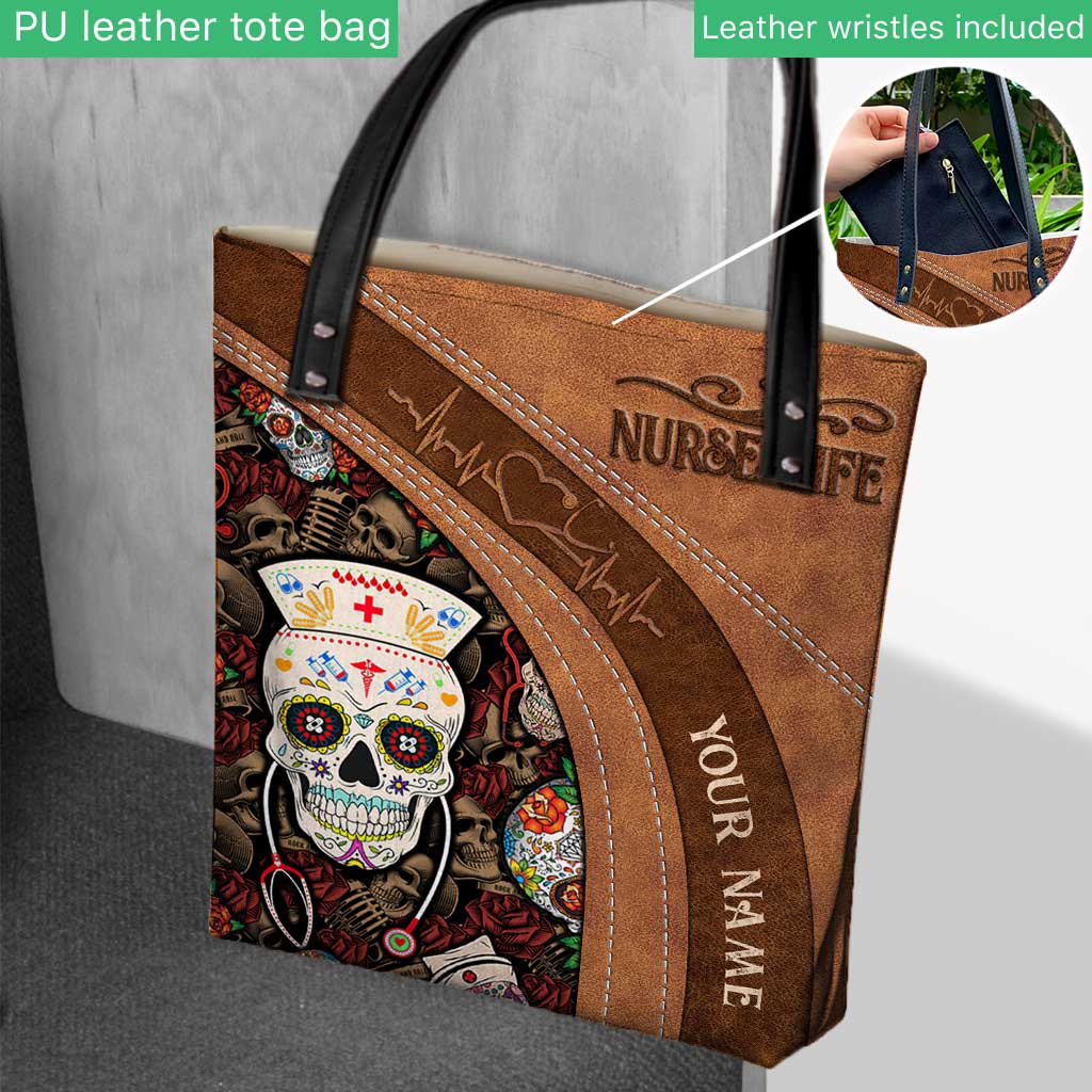 Vie d'infirmière - Sac fourre-tout personnalisé pour infirmière