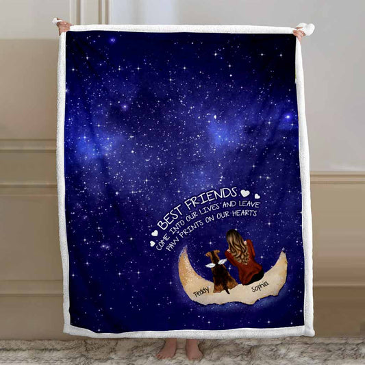 À jamais dans mon cœur - Couverture personnalisée pour chien