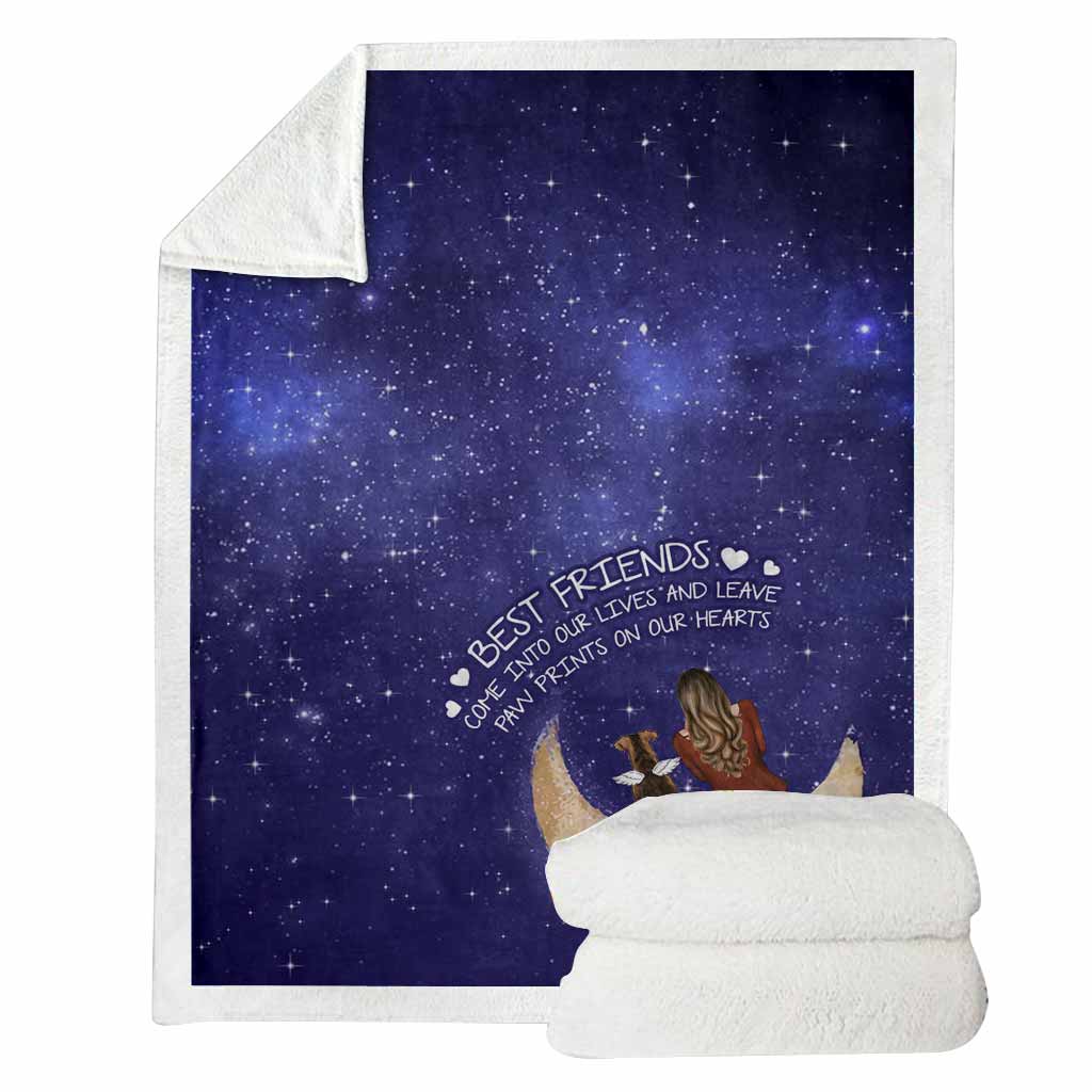 À jamais dans mon cœur - Couverture personnalisée pour chien