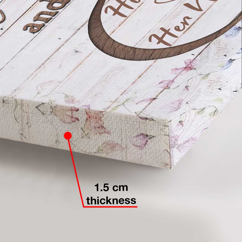 I Love You to Infinity and Beyond - Personalized Couple Canvas And Poster