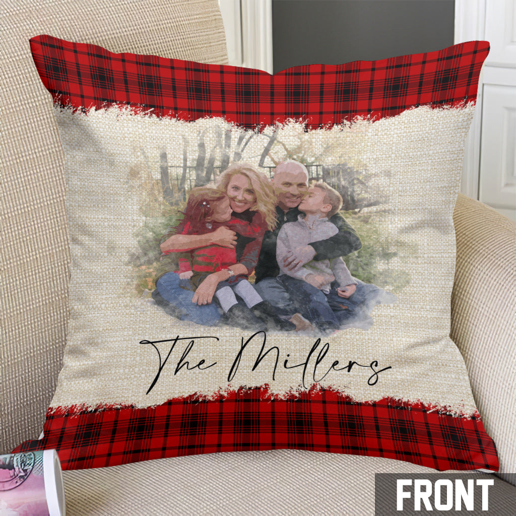 Coussin décoratif familial personnalisé « This Is Us »