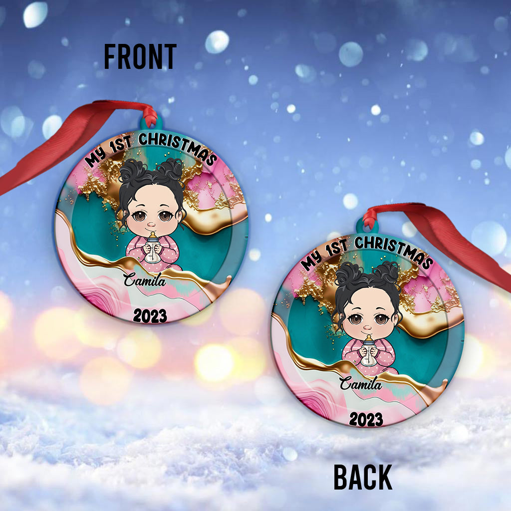 Mon premier Noël - Ornement personnalisé pour nouveau-né