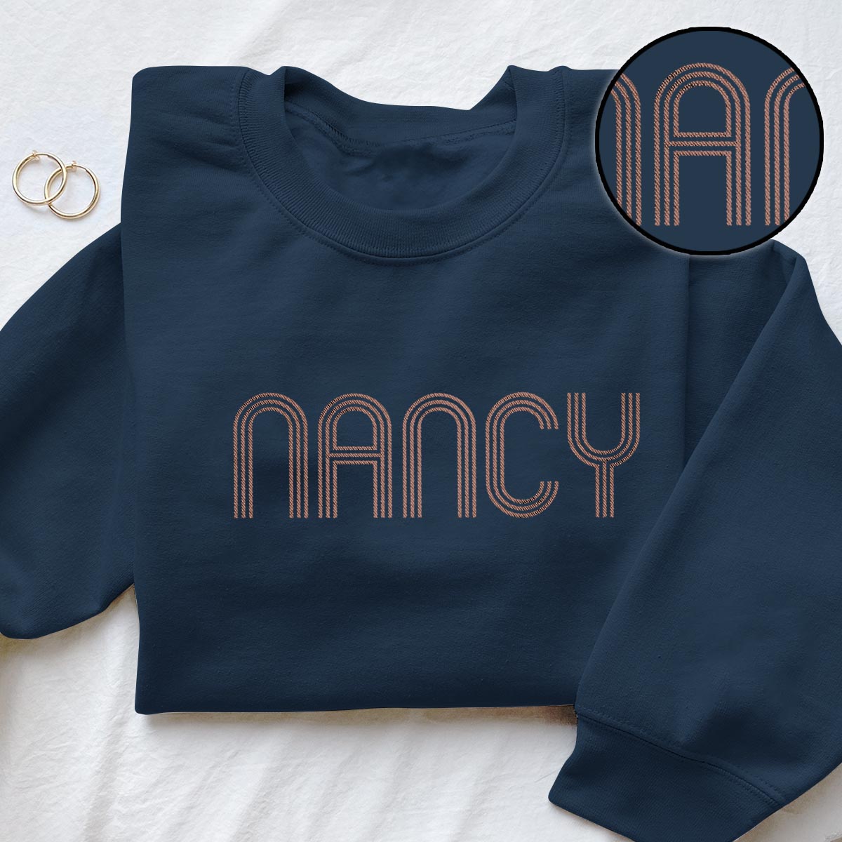 Custom Name - Personalized Kid Embroidered Sweater