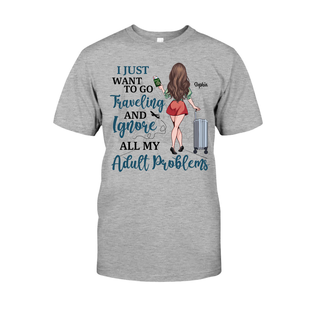 Alors, l'aventure ! – Cadeau de voyage pour maman, fille, petite-fille, épouse, petite amie, amie – T-shirt et sweat à capuche personnalisés