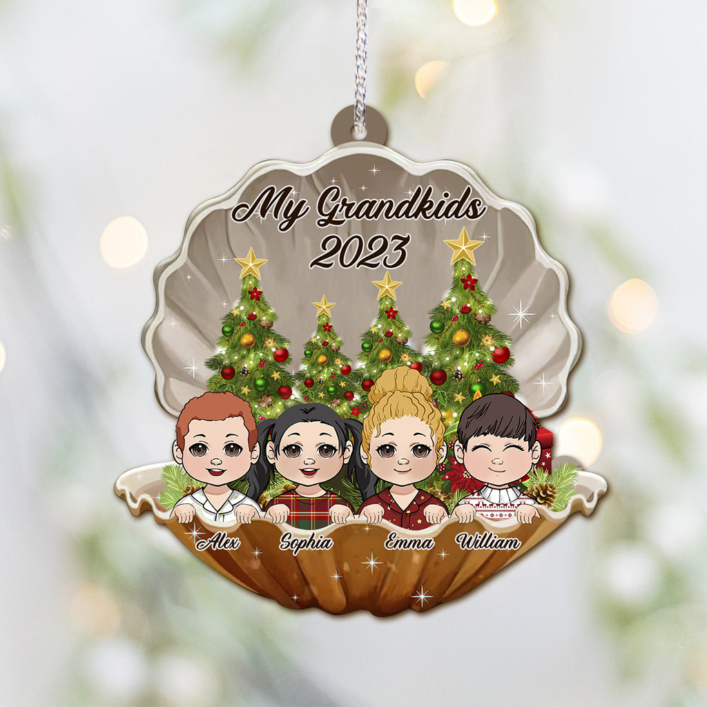Mes petits-enfants - Ornement personnalisé pour grand-mère