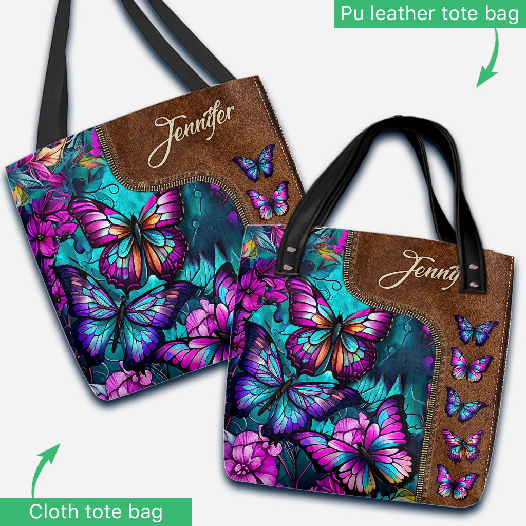 Magnifiques papillons - Sac fourre-tout personnalisé à motifs de papillons