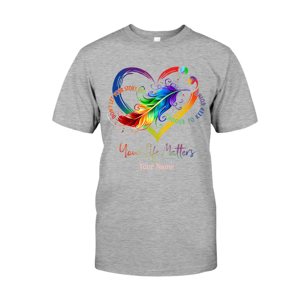 Your Life Matters - Personalized Suicide Prevention T-shirt And Hoodie