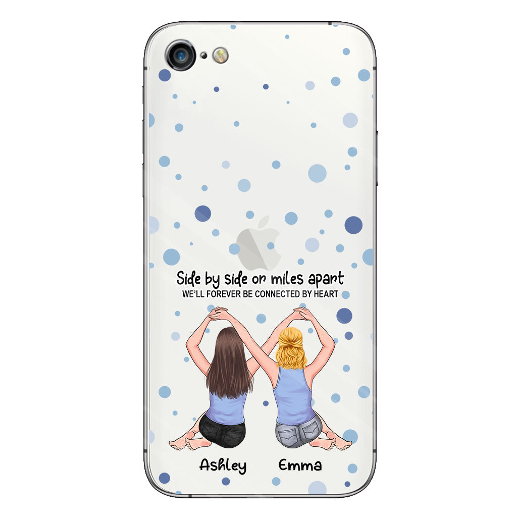 Meilleure amie pour toujours - Cadeau pour sa meilleure amie - Coque de téléphone transparente personnalisée