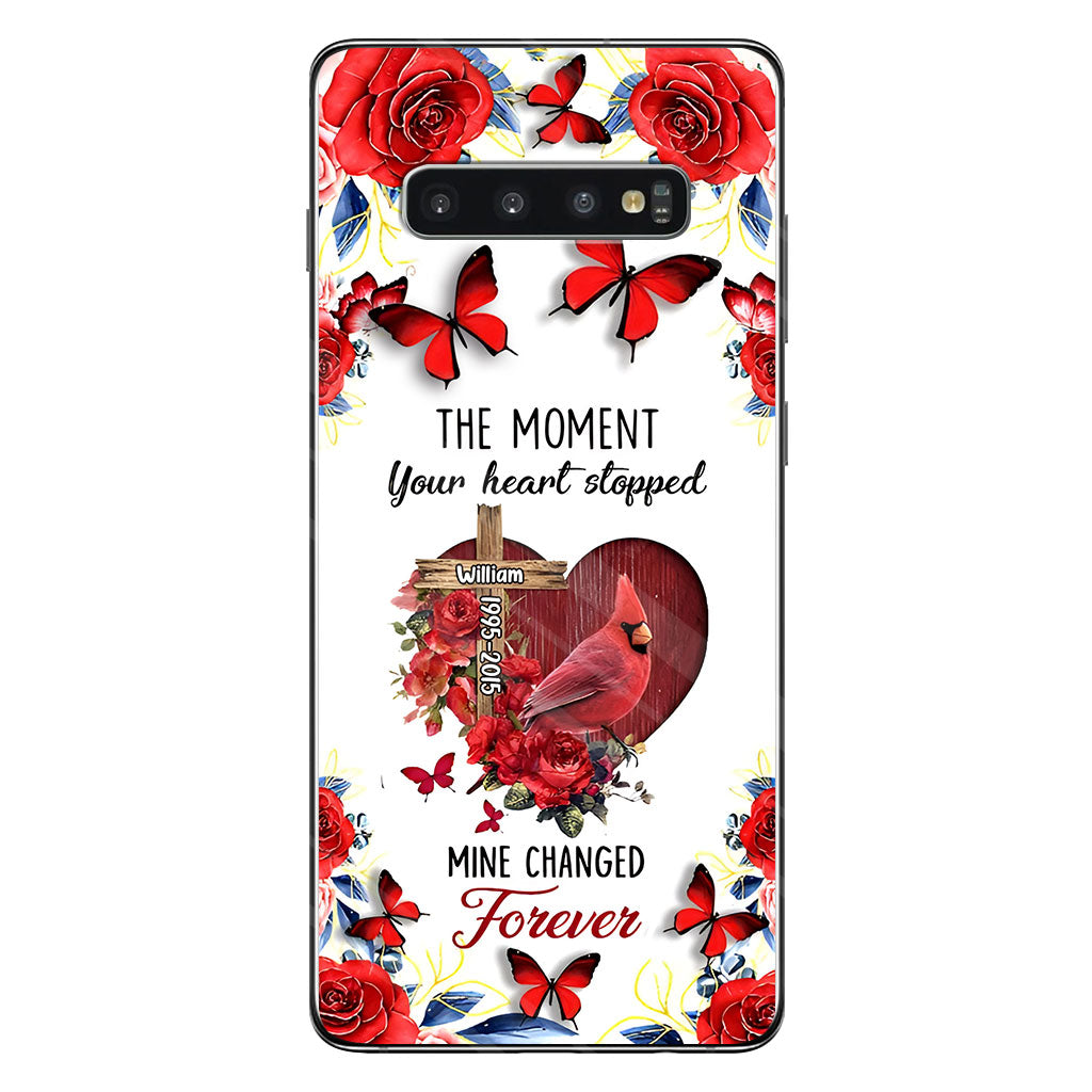 The Moment Your Heart Stopped - Personalized Memorial Phone Case