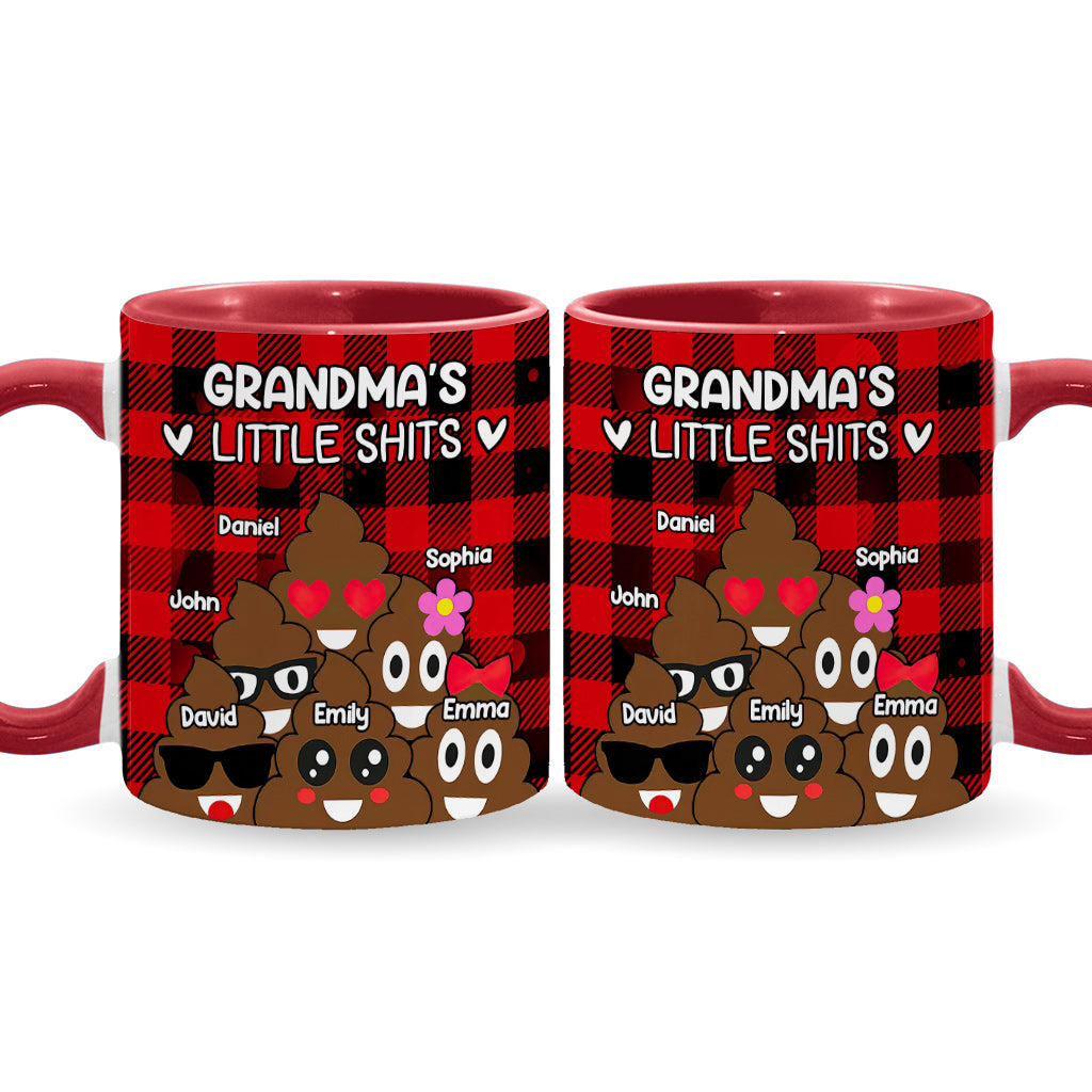 Les petits chéris de grand-mère/grand-père/papa/maman - Mug personnalisé