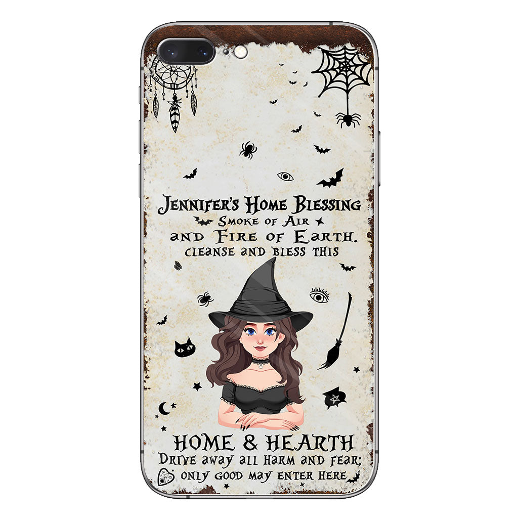 Bénédiction du foyer - Coque de téléphone personnalisée sorcière