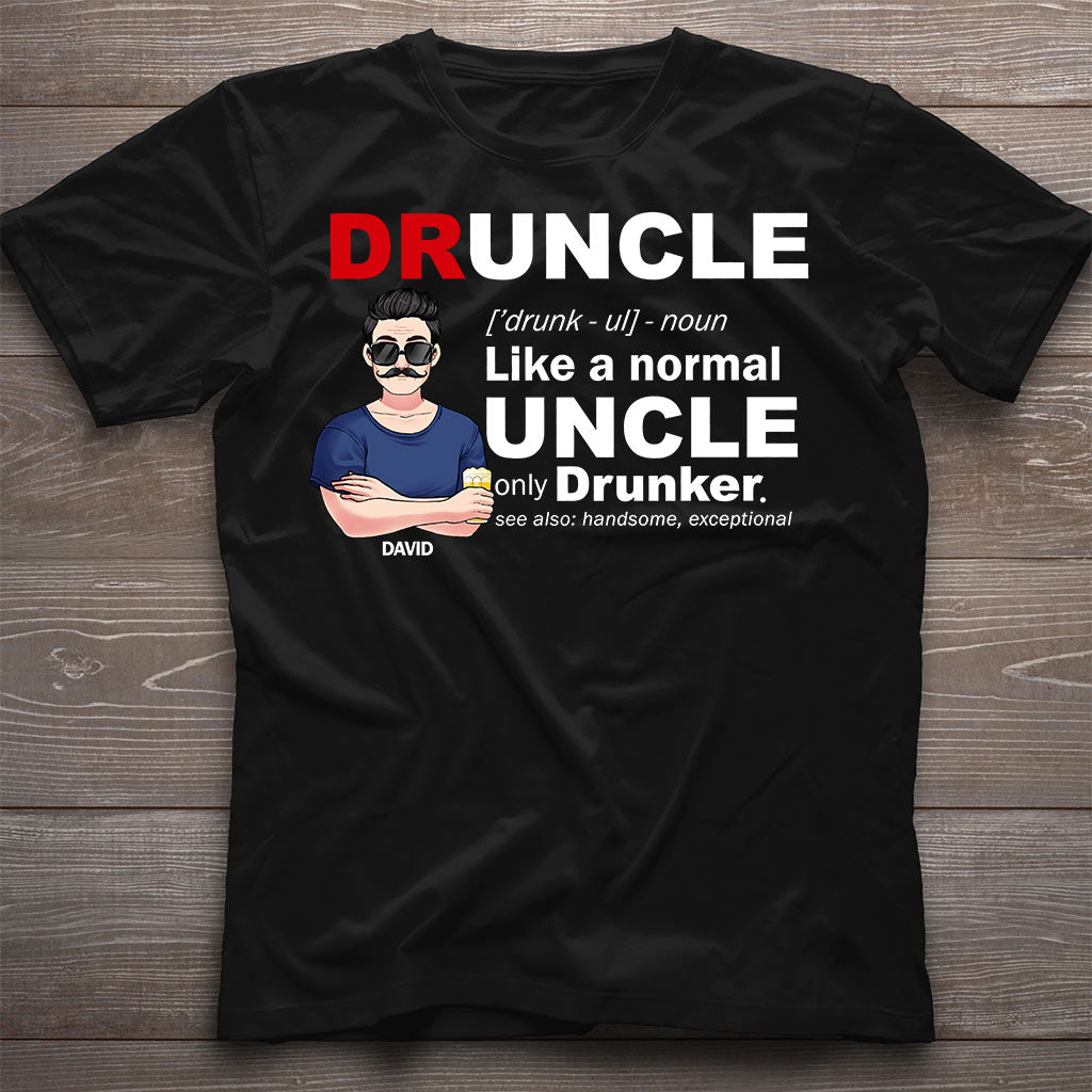 Druncle - T-shirt et sweat à capuche personnalisés pour oncle