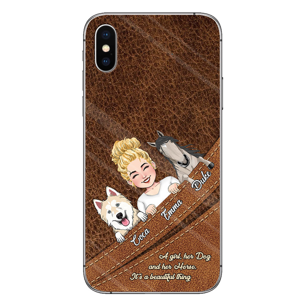 Quelle belle chose ! - Coque de téléphone personnalisée avec motif cheval