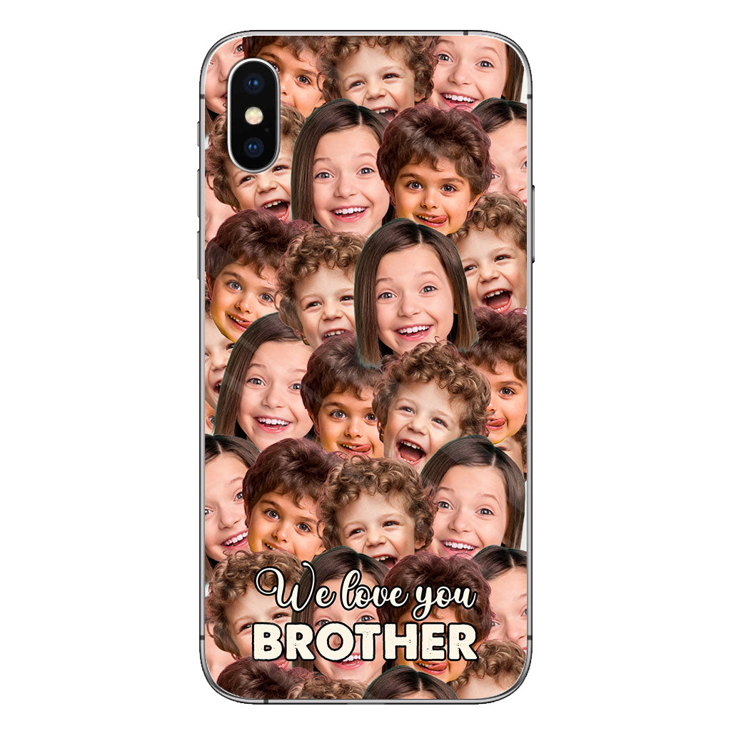 Je t'aime papa - Cadeau pour papa, grand-mère, grand-père, maman, oncle, tante, frère, sœur, fils, fille, petite-fille, petit-fils, mari, femme, petit ami, petite amie - Coque de téléphone personnalisée