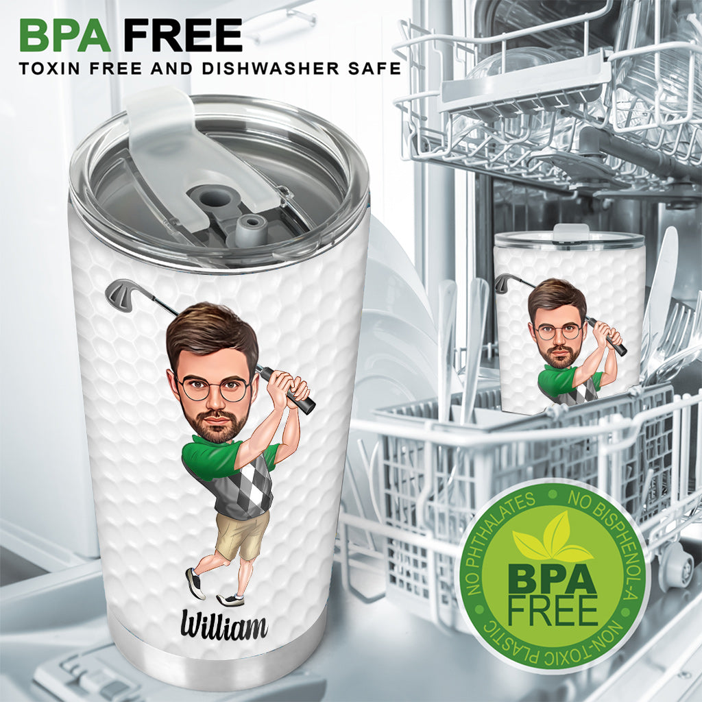 Swing Swear Drink Repeat - Gobelet de golf personnalisé