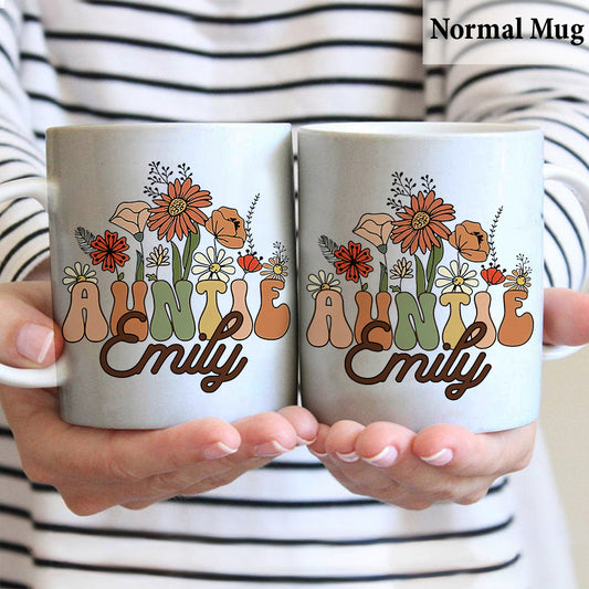 Mug personnalisé pour tante - Cadeau pour tante